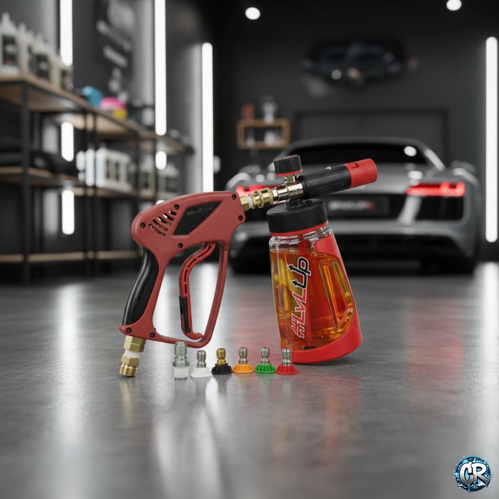 Foam Canon con pistola de lavado a alta presión - LvlUp