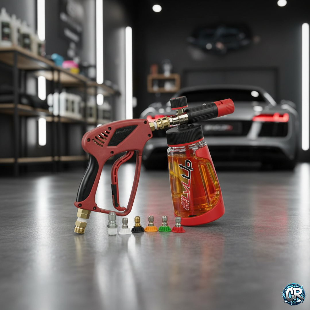 Foam Canon con pistola de lavado a alta presión - LvlUp