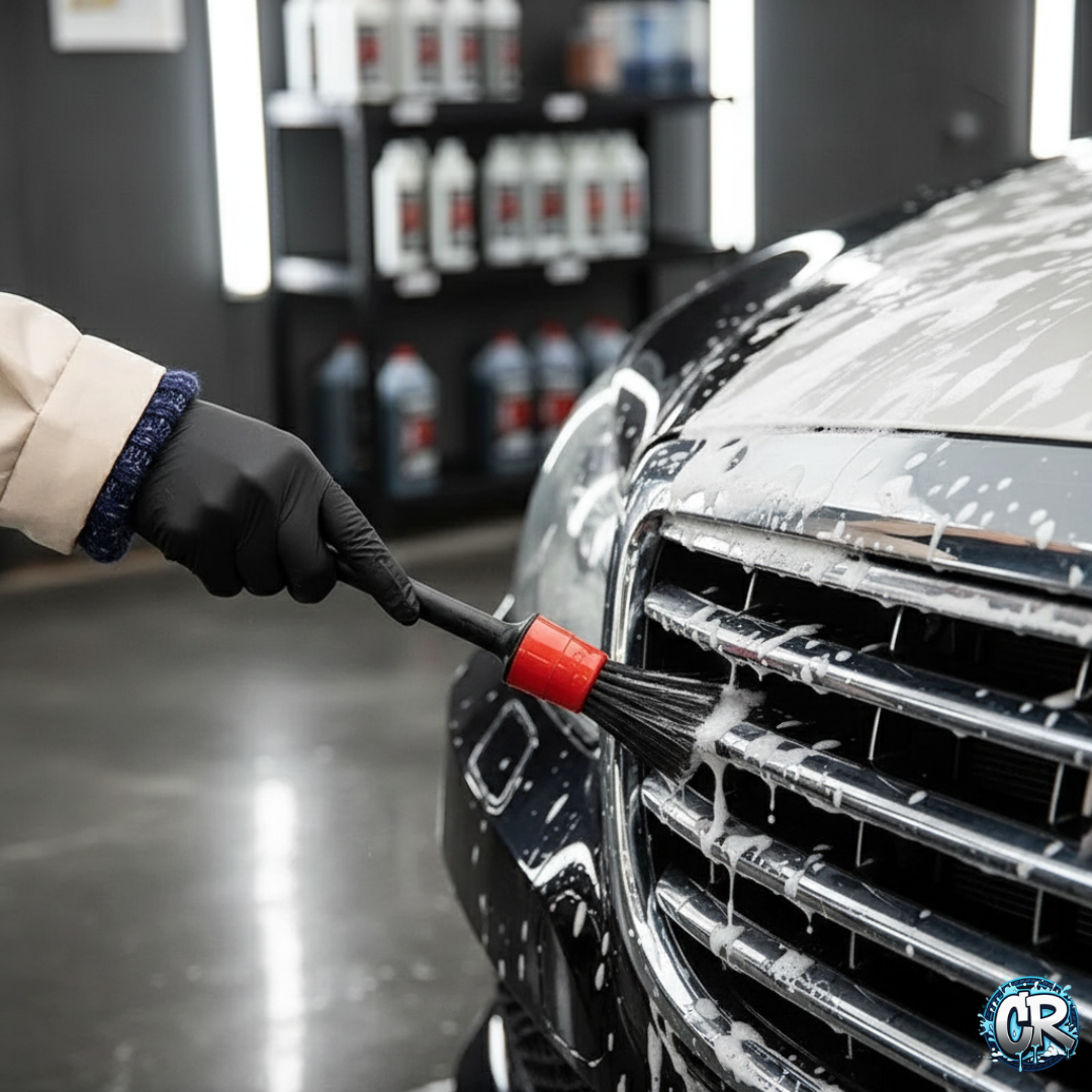 KIT DE BROCHAS PARA DETALLAR COCHES-CLEANRIDE