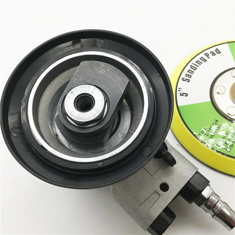 5 Inch Pneumatic Tool Polishing Machine Air Sander Polisher Tool  Orbital Polishing Machine Sander Electric Woodworking Polisher