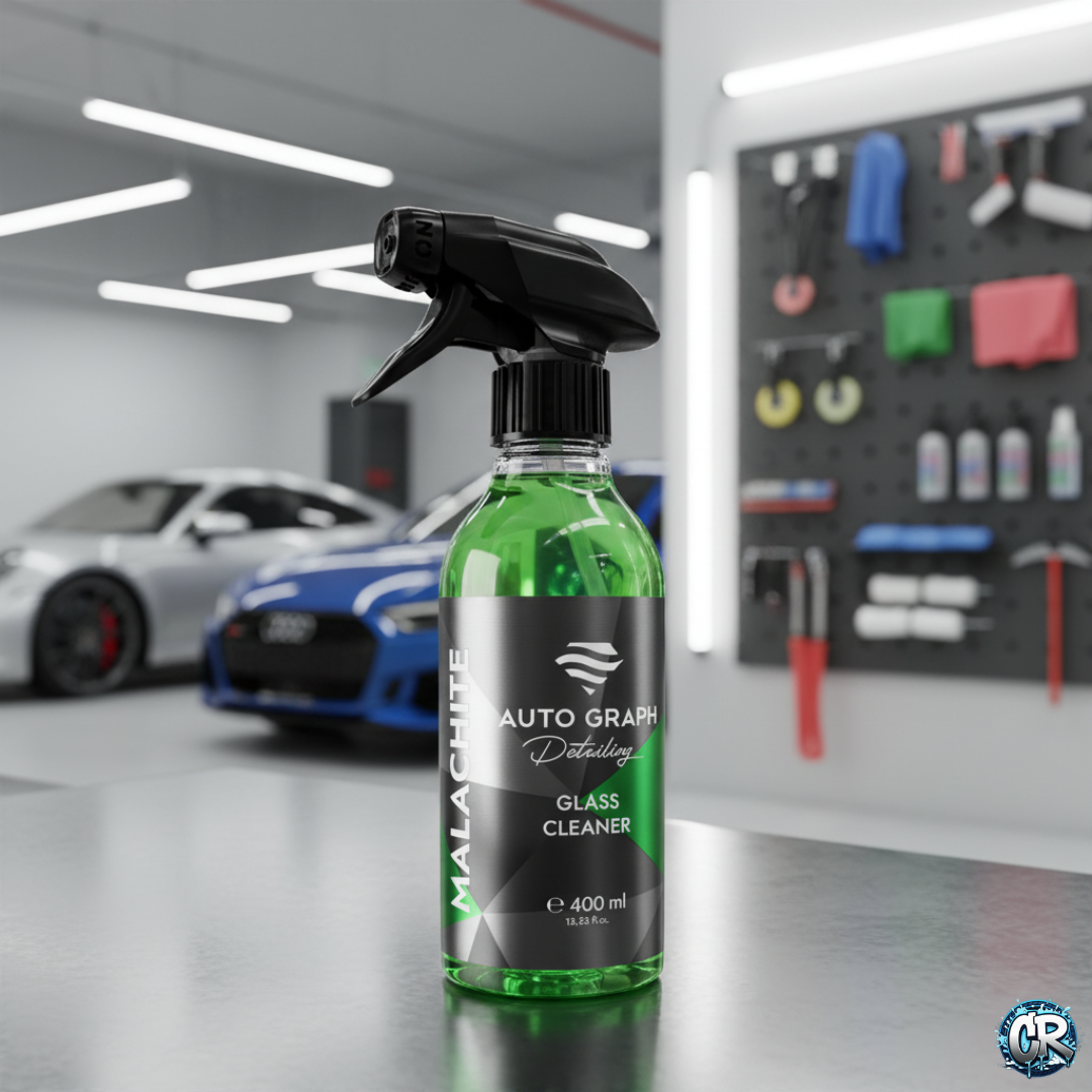 MALACHITE Glass Cleaner AutoGraph – Cristales impecables, acabado profesional
