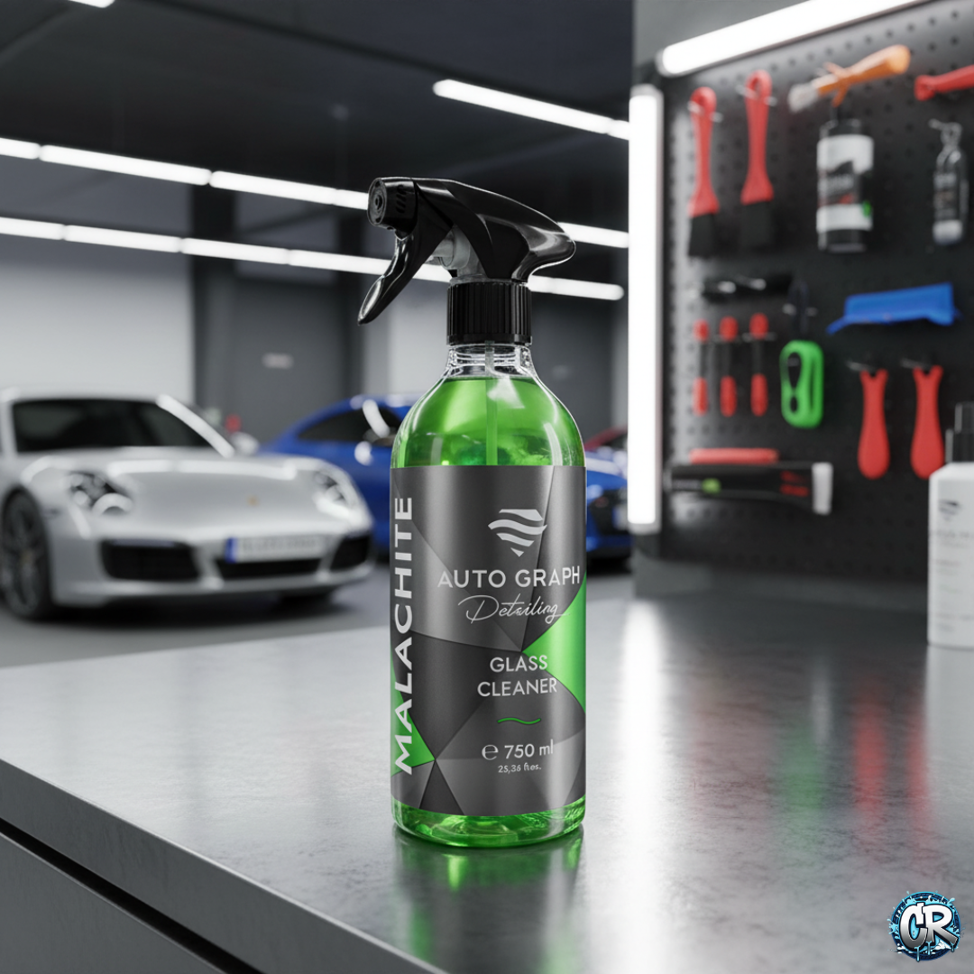 MALACHITE Glass Cleaner AutoGraph – Cristales impecables, acabado profesional