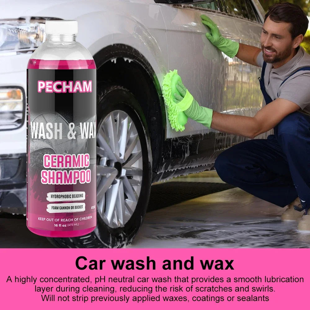 Car Wash Shampoo 473ML/Bottle Super Foam Paint Detailing Car Products Car Accessories Exterior Car Detailing Cleaning Materials