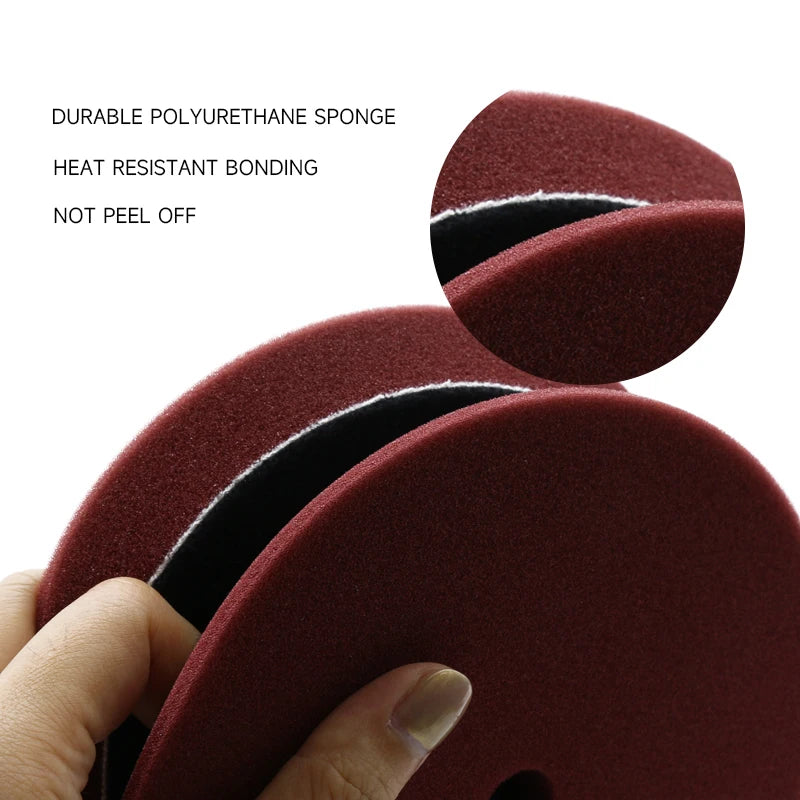 DETAILING  3" 80mm Buffing Polishing Sponge Pads Kit Car Polishing Disc Foam Buffer Pad Car Detailing Tool