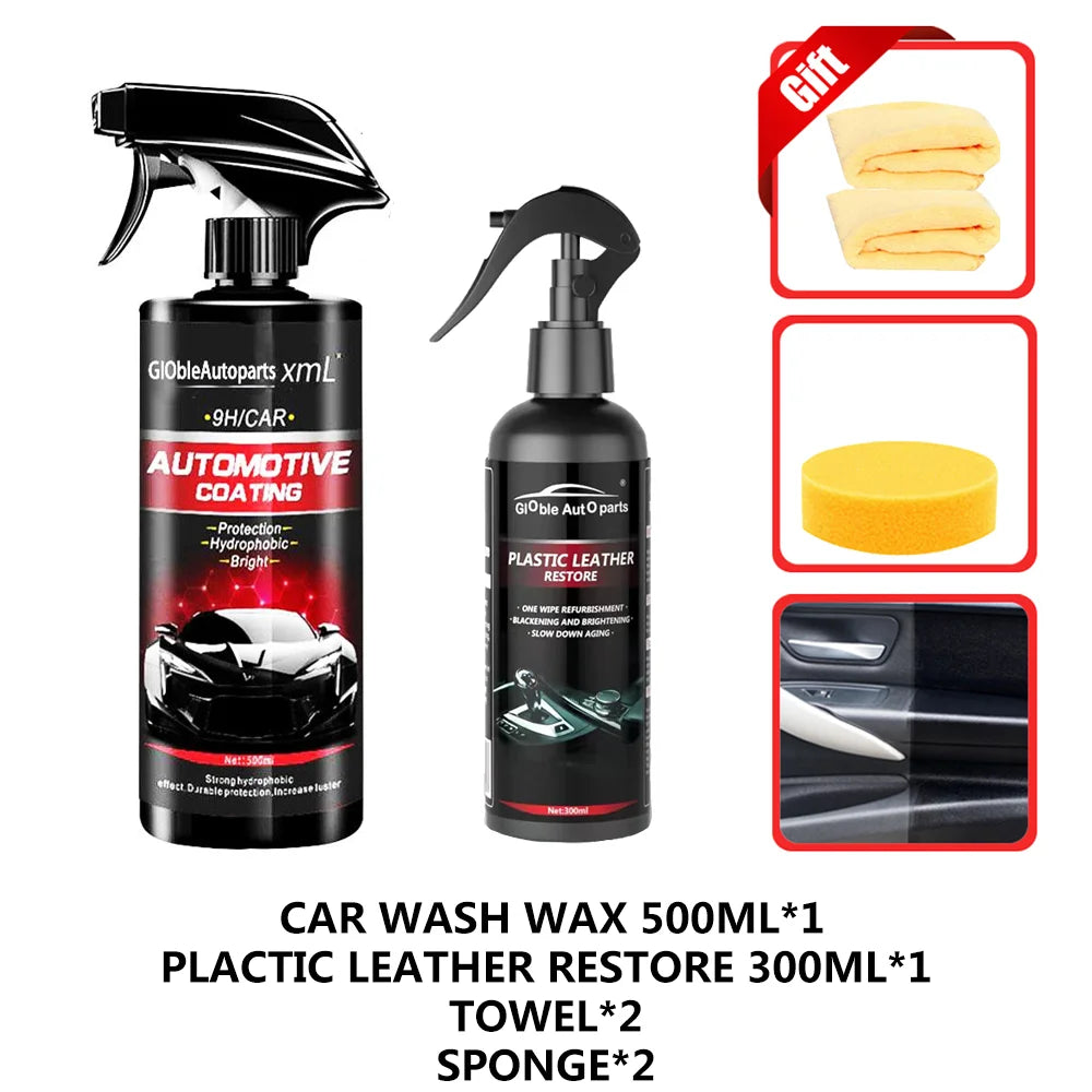 For Car 500ML 9H Hardness Car Detailing Ceramic Coating Car Products Ceramic Coating Nano Glass Plated Crystal Car Polish