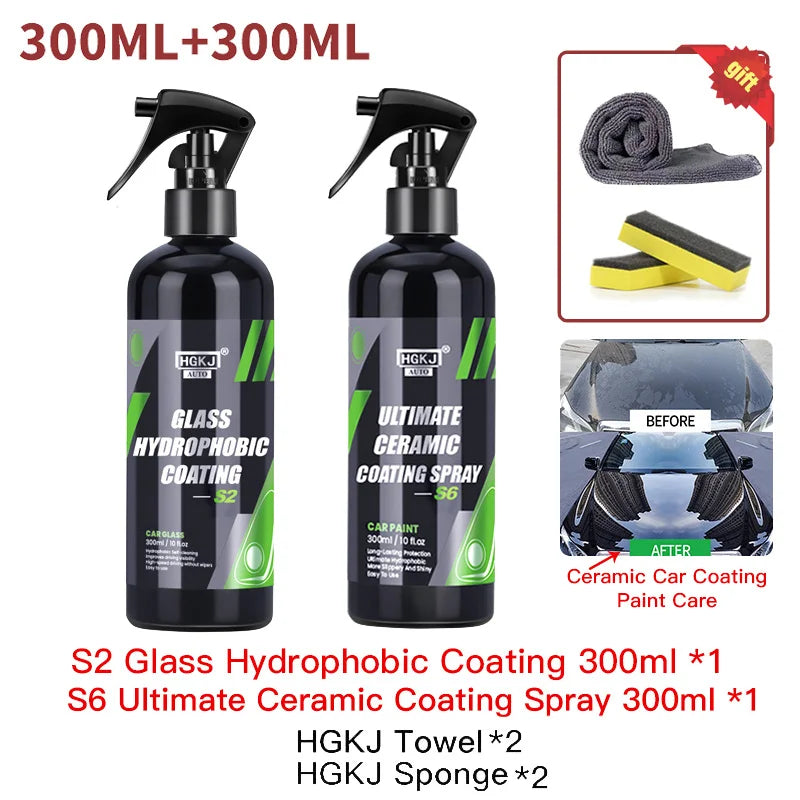 Car Glass Coating Agent Rainproof Windshield Rain Water Repellent Liquid Polymer Car Waterproof Spray Auto Detailing hgkj S2