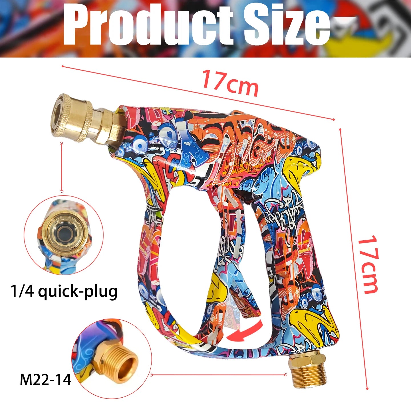 Graffiti High-Pressure Wash Gun Kit