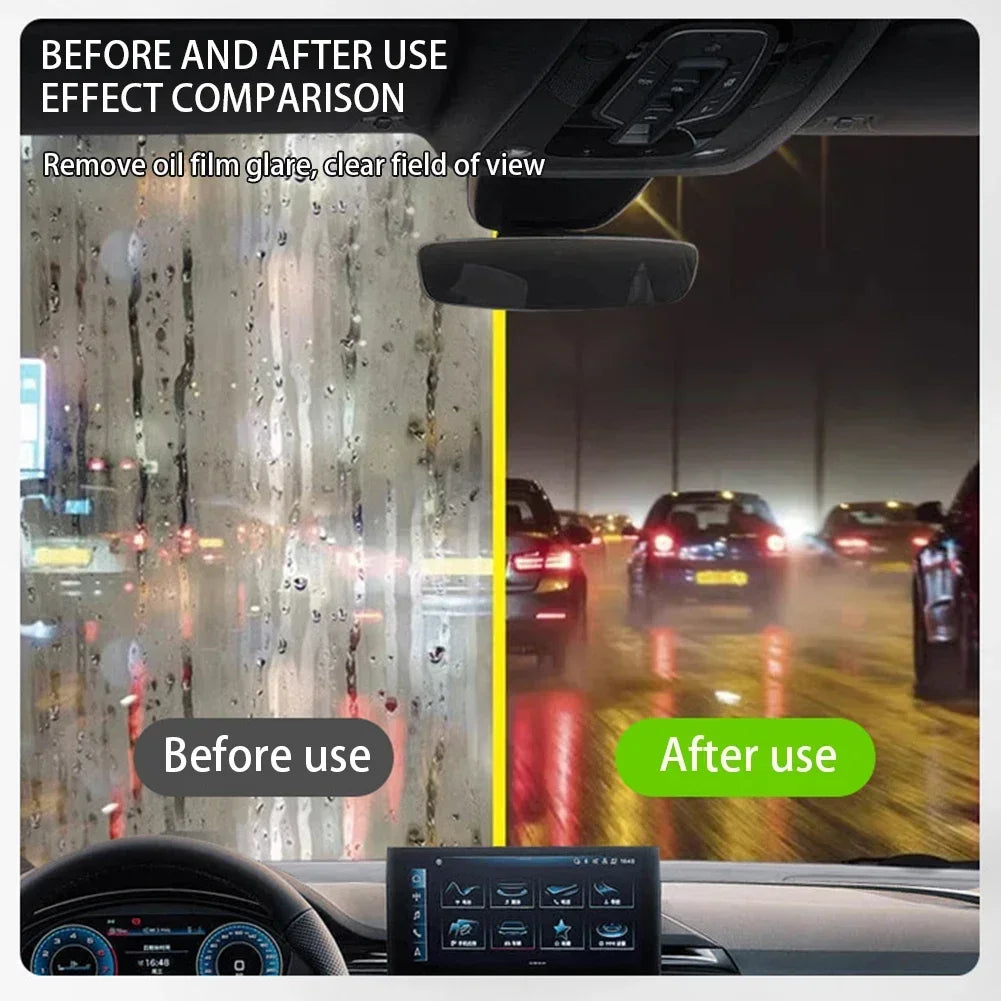 Universal Car and Home Glass Clear View Safety Enhancement Automotive Glass Oil Film Remover and Polish Cream Accessories