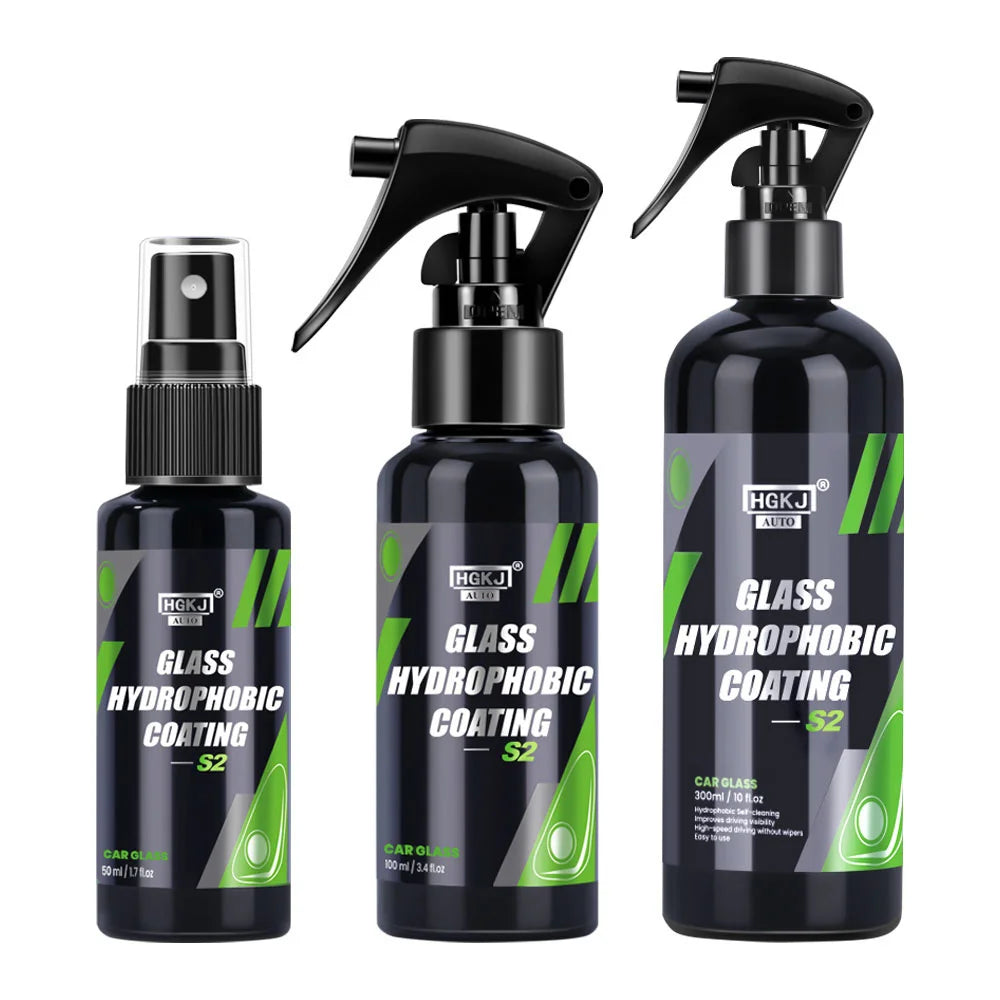 Car Glass Coating Agent Rainproof Windshield Rain Water Repellent Liquid Polymer Car Waterproof Spray Auto Detailing hgkj S2