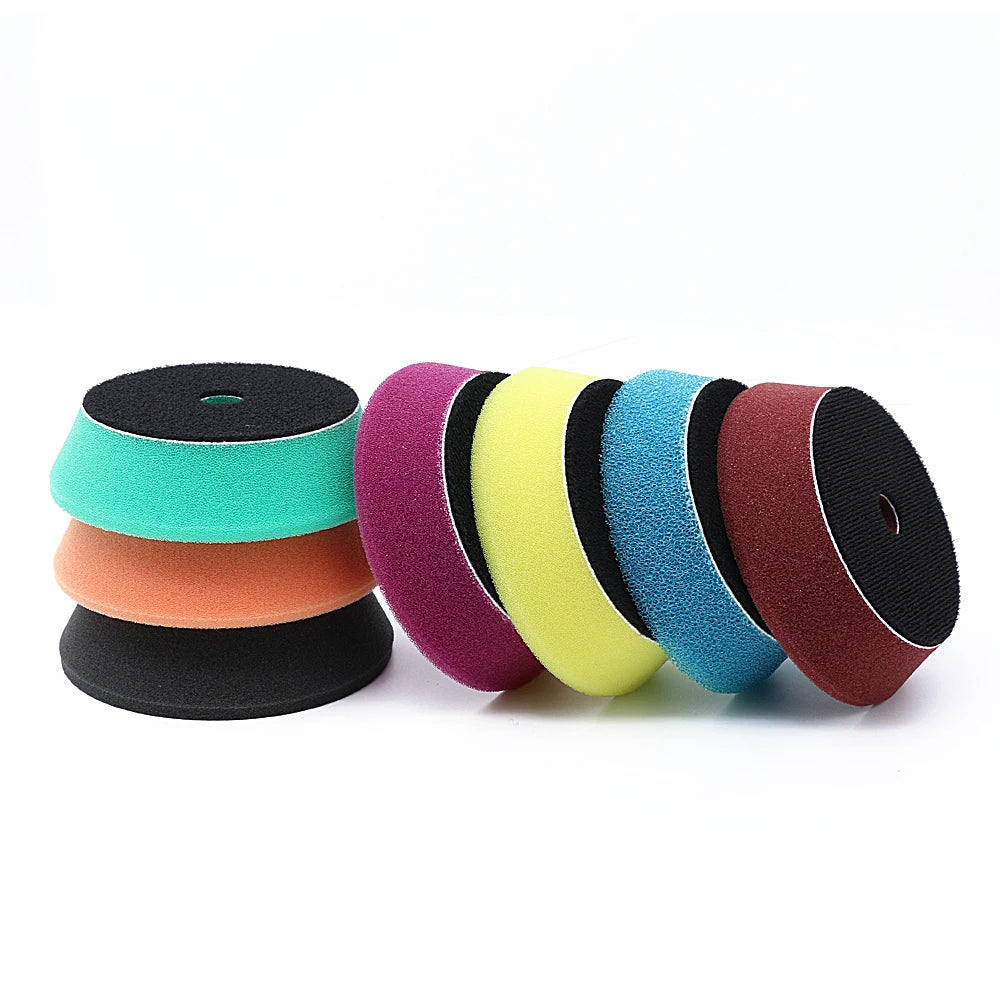 DETAILING  3" 80mm Buffing Polishing Sponge Pads Kit Car Polishing Disc Foam Buffer Pad Car Detailing Tool