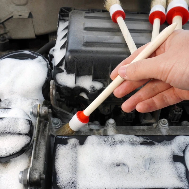 Detailing Brush Set Car Brushes Car Detailing Brush For Car Cleaning Detailing Brush Dashboard Air Outlet Wheel Brus