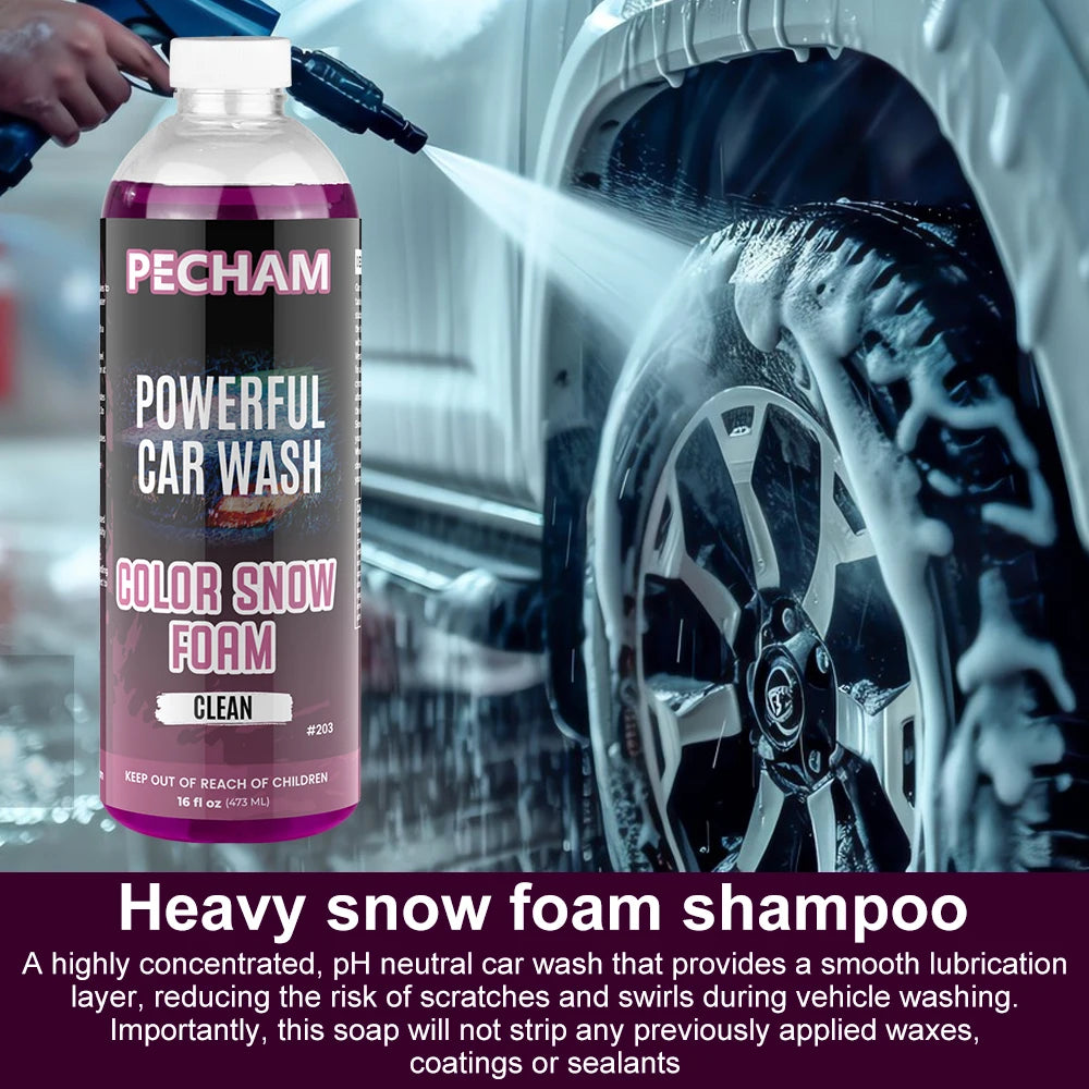 Car Wash Shampoo 473ML/Bottle Super Foam Paint Detailing Car Products Car Accessories Exterior Car Detailing Cleaning Materials