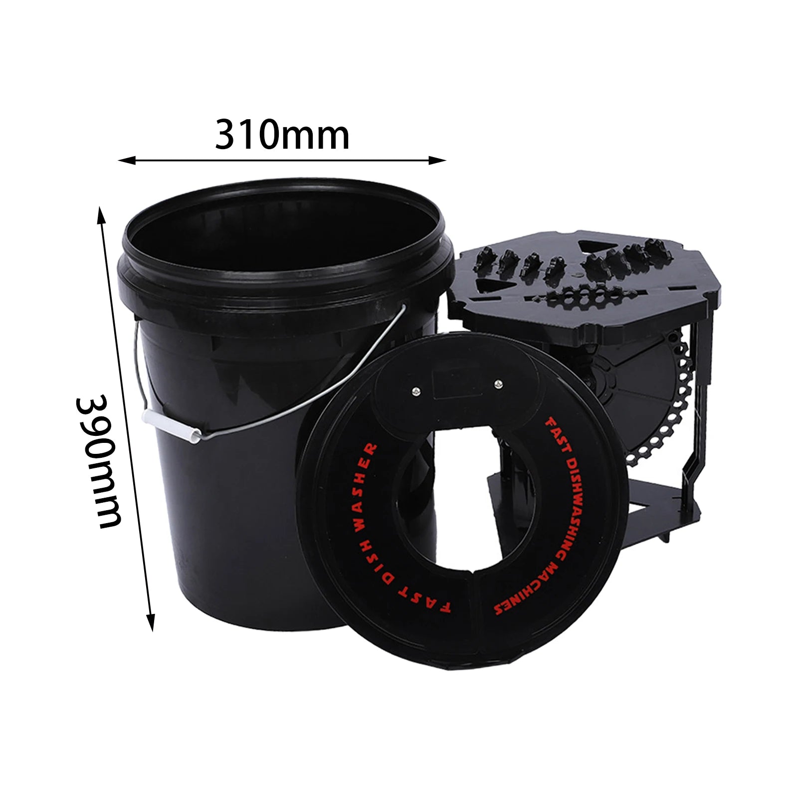 Car wash bucket Buffing & Polishing Pads Washer Small Cleaning Bucket Car detailing Tools polishing pads wash bucket tool set