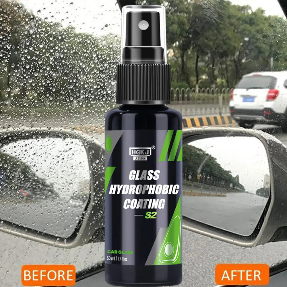 Car Glass Coating Agent Rainproof Windshield Rain Water Repellent Liquid Polymer Car Waterproof Spray Auto Detailing hgkj S2