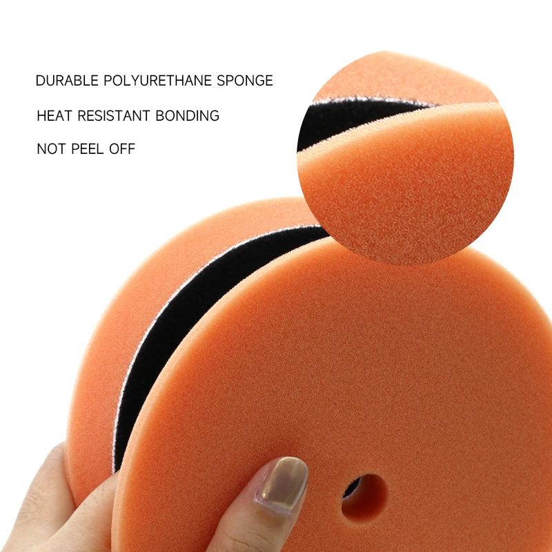 DETAILING  3" 80mm Buffing Polishing Sponge Pads Kit Car Polishing Disc Foam Buffer Pad Car Detailing Tool