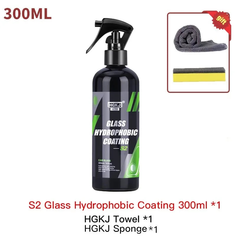 Car Glass Coating Agent Rainproof Windshield Rain Water Repellent Liquid Polymer Car Waterproof Spray Auto Detailing hgkj S2