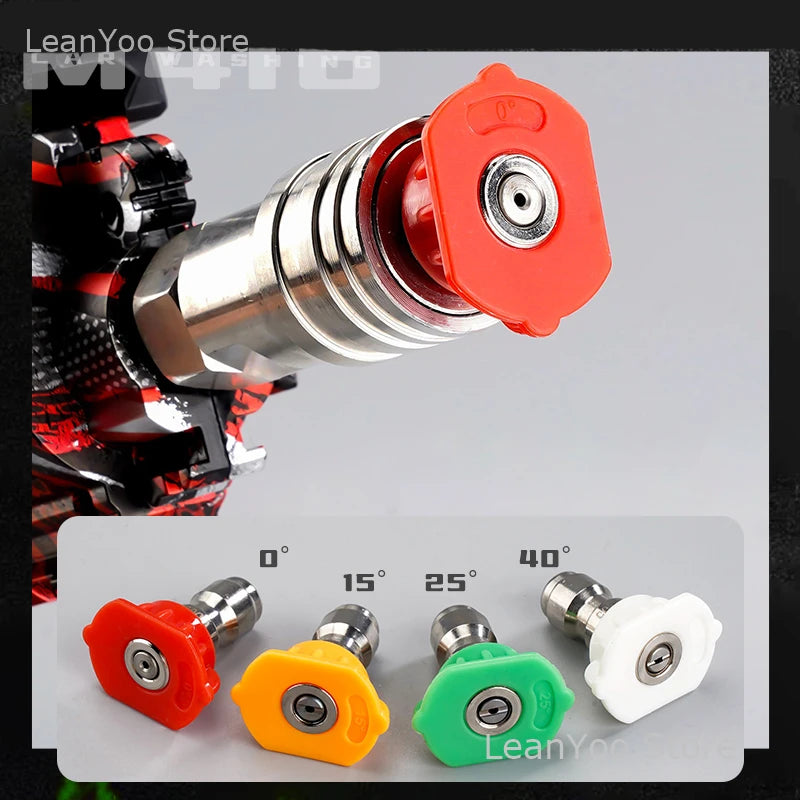 Heavy Duty High Pressure Power Washer Gun - Quick Connect Plug