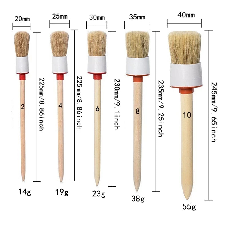 Detailing Brush Set Car Brushes Car Detailing Brush For Car Cleaning Detailing Brush Dashboard Air Outlet Wheel Brus