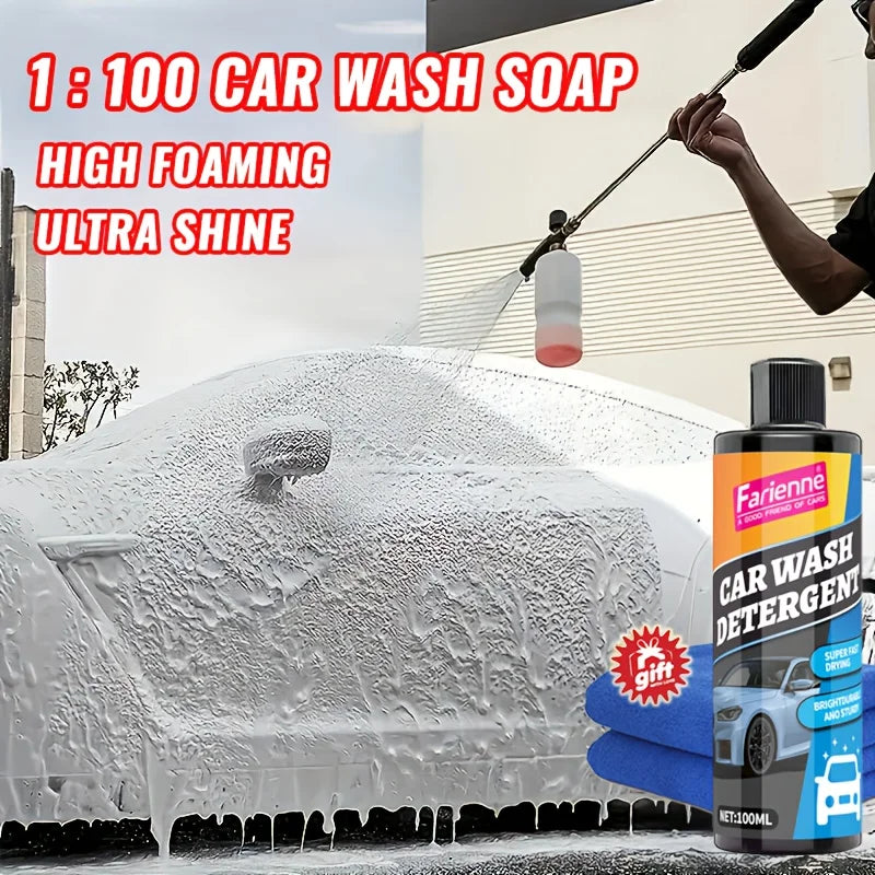 Citrus Wash & Gloss Foaming Car Wash Soap(Works with Foam Cannons/Guns or Bucket Washes)Safe for Cars,Trucks,Motorcycles,RVs