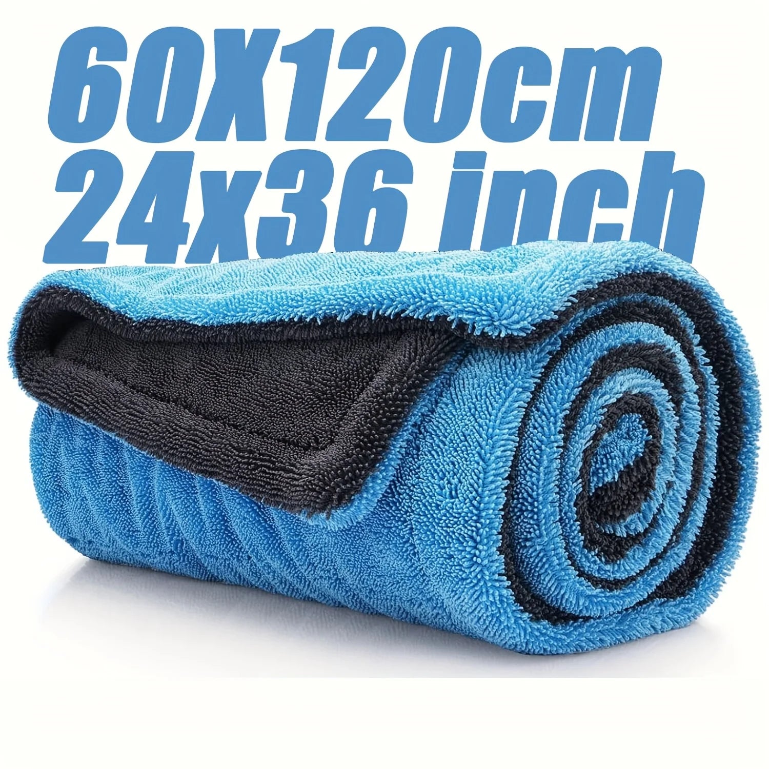 Toalla de secado para SUV y camión de tamaño completo de 1400GSM, de microfibra doble cara