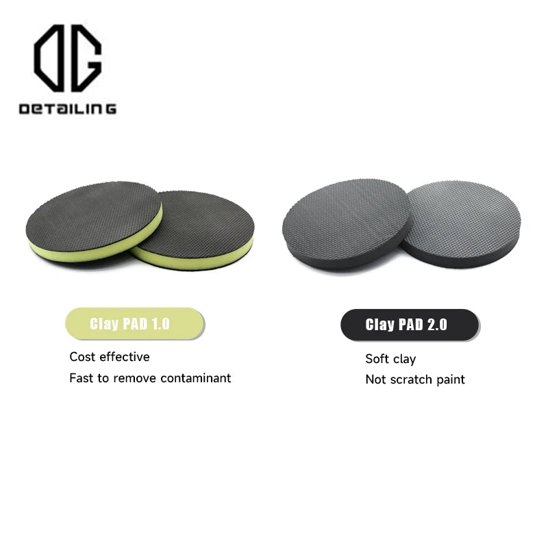 DETAILING 6" 150mm Car Wash Magic Clay Bar Pad Car Cleaning Sponges Clay Bar Pad For Car Paint Repair Auto Skin